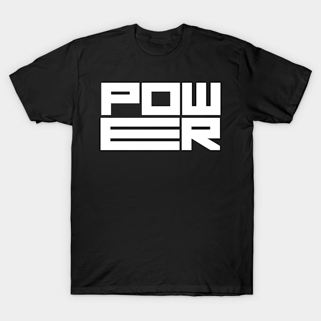 power logo T-Shirt by lkn